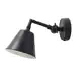 vägglampa svart Nordal