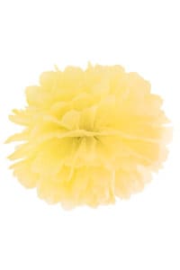Pom poms blomma - gul