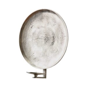 Väggljusstake CARTER, nickelfärgad aluminium
