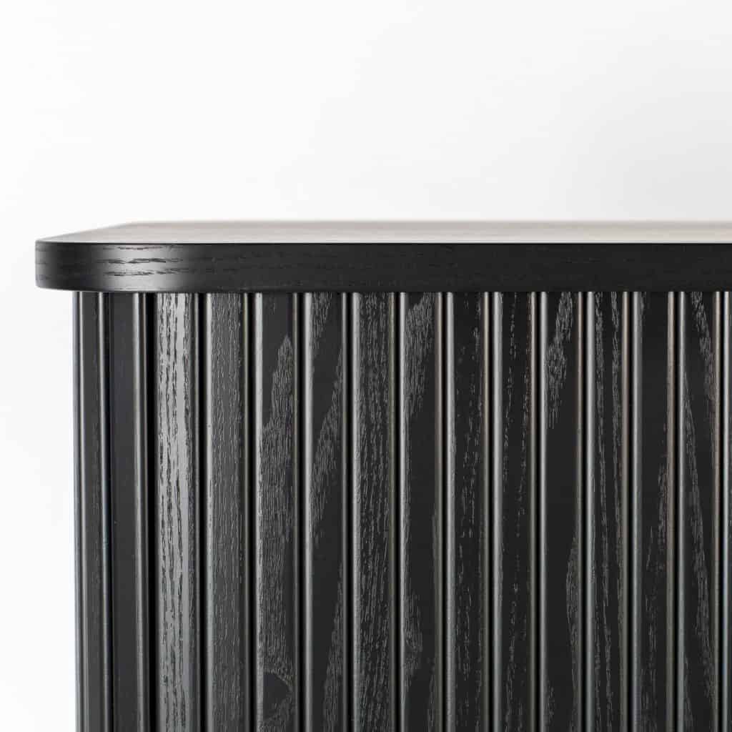 skåp Barbier svart Zuiver