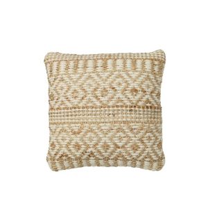 Prydnadskudde TAKARA, beige/natur