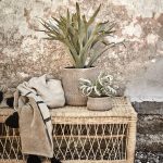 kruka CAMILLE beige Affari of Sweden