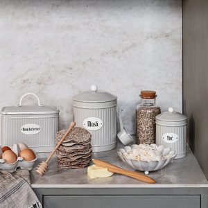 plåtburk knäckebröd beige Strömshaga