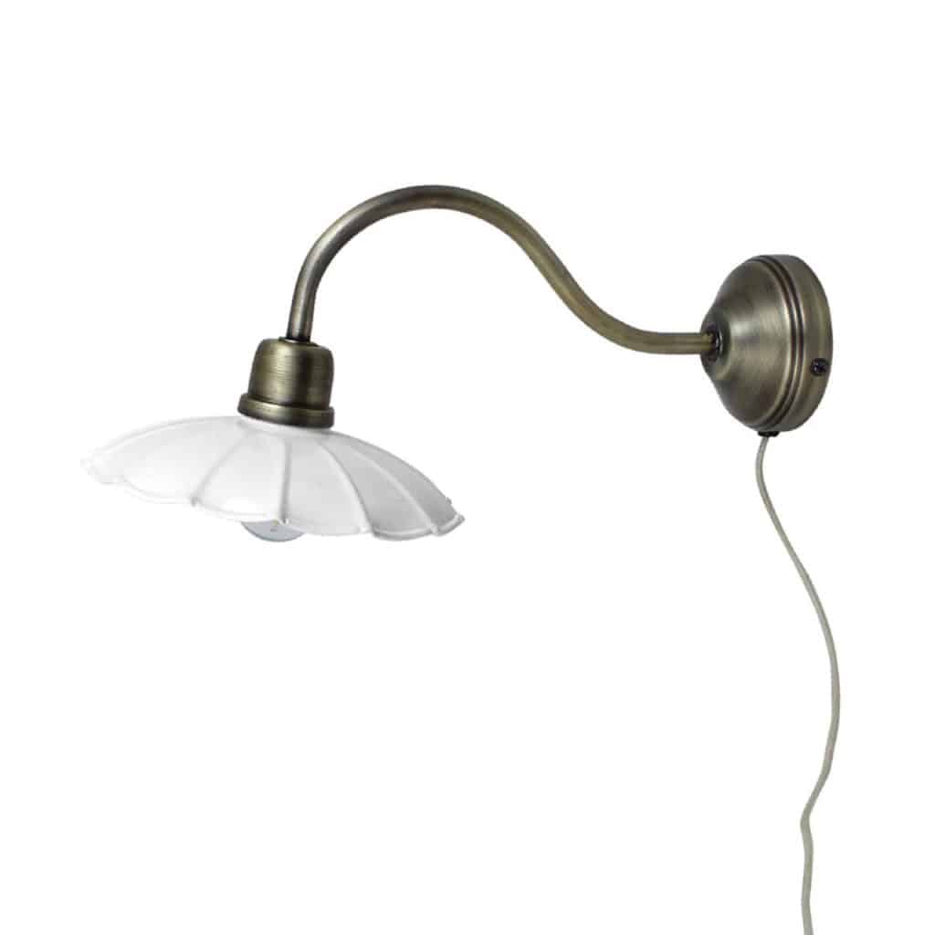vägglampa GUSTAV vit Strömshaga