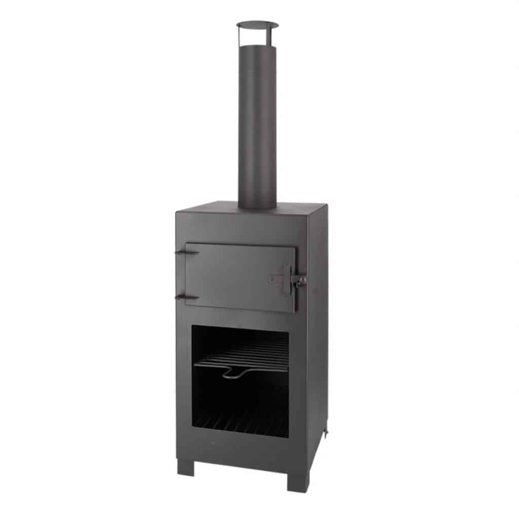 terrassvärmare pizzaugn svart Esschert Design