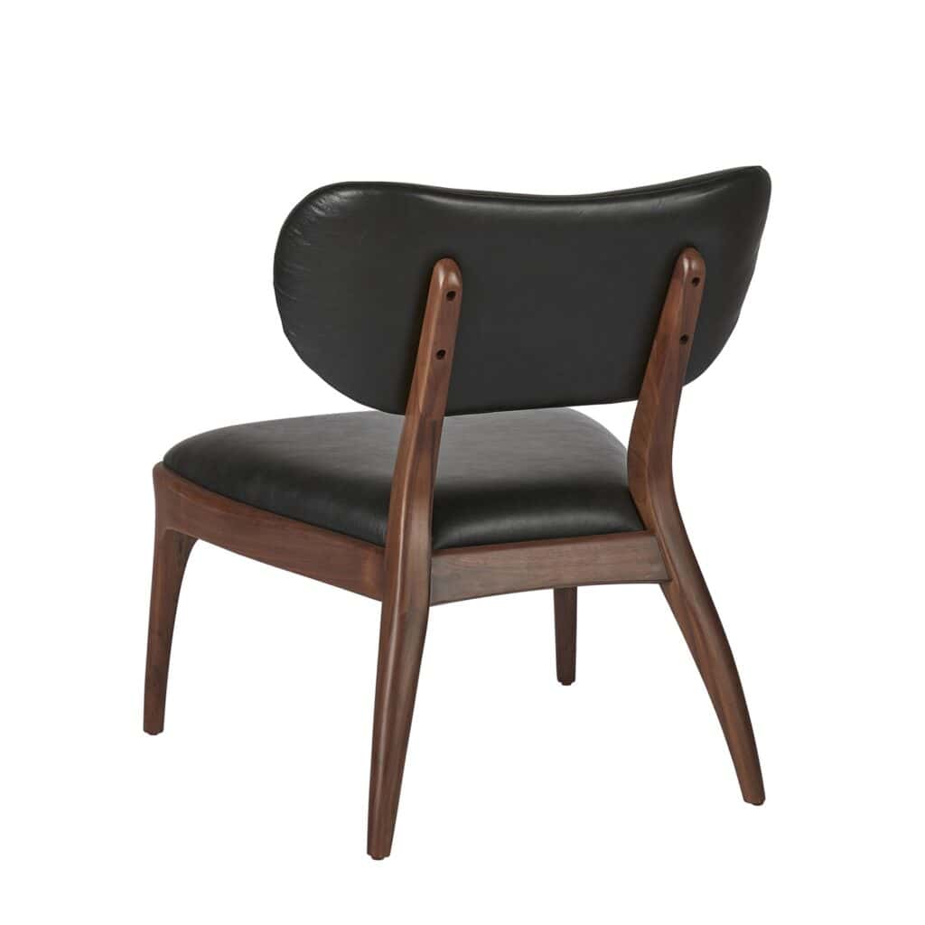 21523-2-fåtölj TALON-valnöt svart-Reeves by Wikholm form-möbler-Hemlängtan