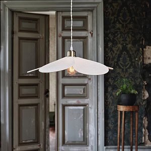 Taklampa DAISY beige bomull/järn 53 cm