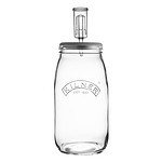Kilner fermenteringsburk i glas med luftsluss och silikonlock för enkel fermentering av grönsaker som surkål och kimchi.