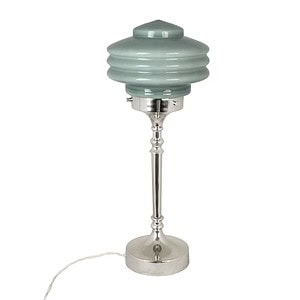 Bordslampa VALTER nickel/grön - Strömshaga