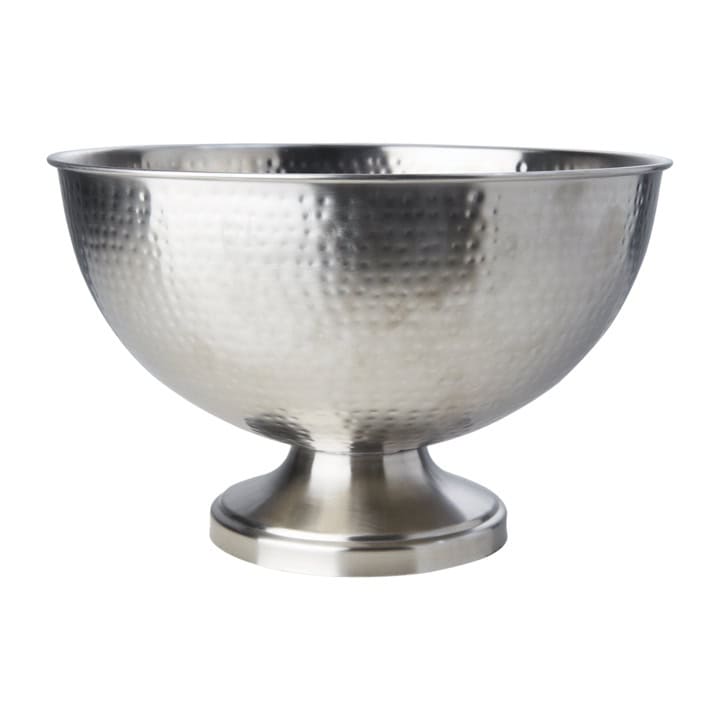 CARTER champagnekylare i silverfärgat aluminium från Affari of Sweden. Stilren och elegant design med hamrad yta. Perfekt för festliga tillfällen.