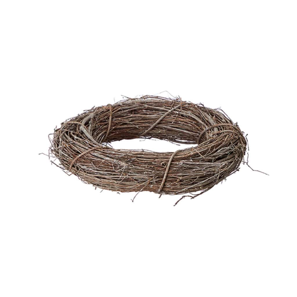 Kransstomme i naturmaterial 30 cm – naturlig bas för dekoration från Wikholm Form