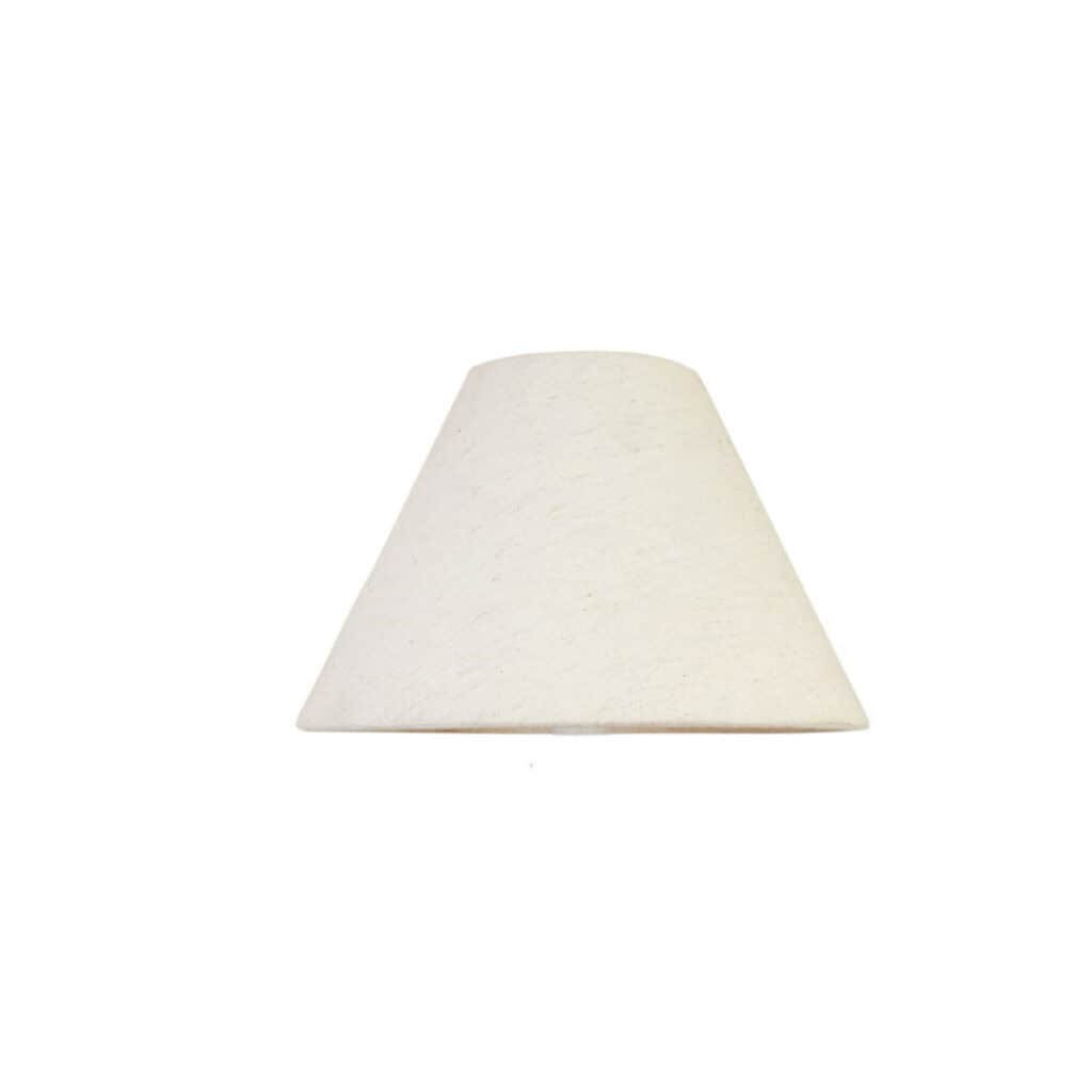 Beige lampskärm Hedvig i linnetyg, 22,5 cm