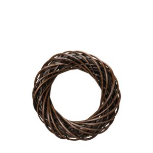 Miva krans i brunt flätat trä 40 cm